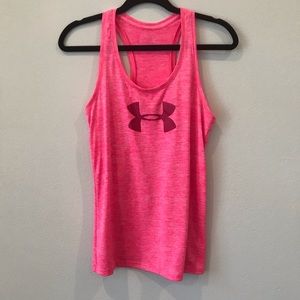 Under armor hot pink workout tank